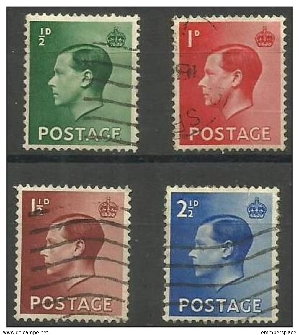 GB - 1936 King  Edward VIII Used      Sc 230-3 - Gebraucht