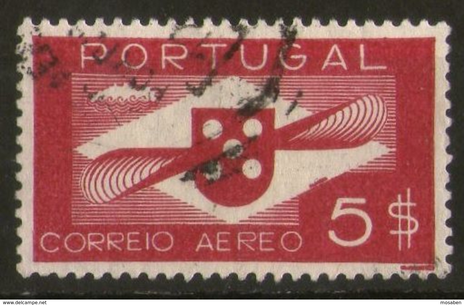 PORTUGAL	-	Yv. A° 6	-				N-23080 - Gebraucht