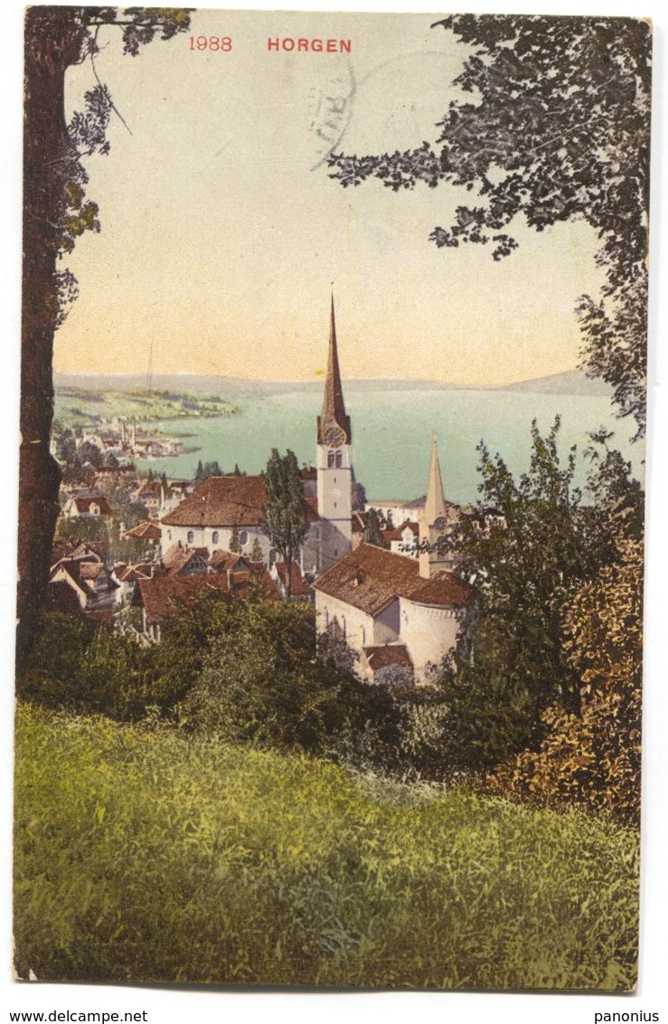 HORGEN  -  SWITZERLAND, Year 1911 - Horgen