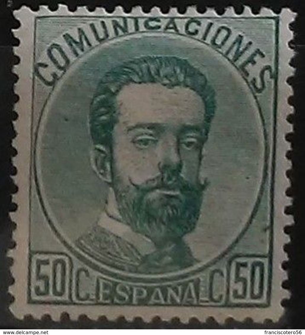 España: Año. 1872 - ( Rey Amadeo I ). EDIFIL. Número, 126 - Lujo, Con Charnela. - Neufs