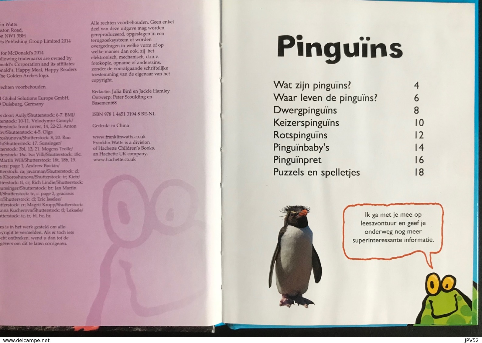 (320) Fantastische Wereld Pinguïns - Happy Readers - 2014 - Kids