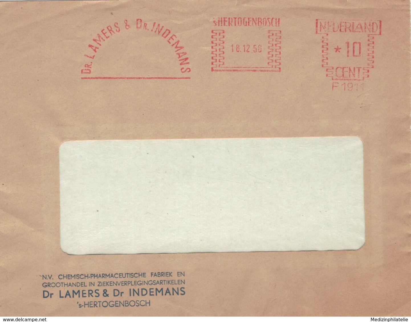 FK BVS Lamers & Indemans 1956 S'Hertogenbosch F1911 - Cehmie Pharma - Pharmacy