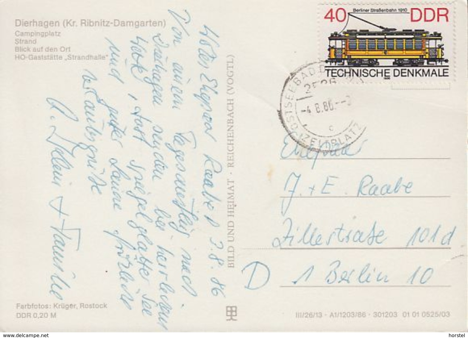 D-18347 Dierhagen - Ostseebad - Alte Ansichten - Nice Stamp - Ribnitz-Damgarten