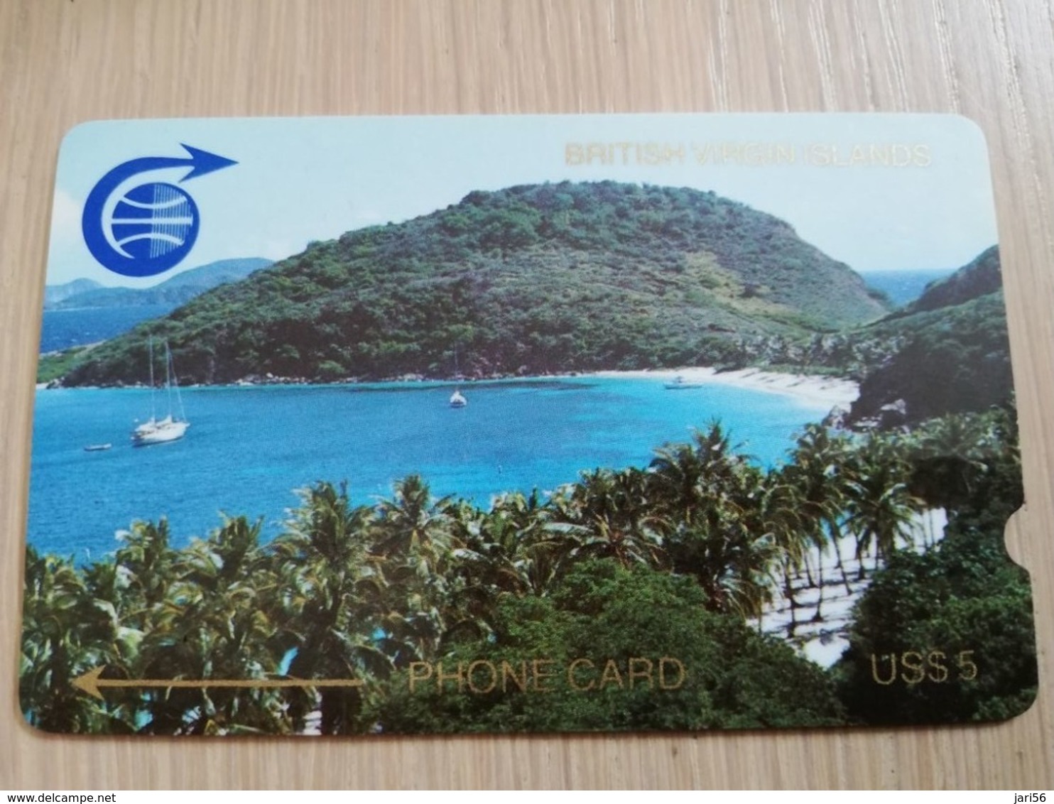 BRITSCH VIRGIN ISLANDS  US$ 5,-  BVI-1B  1CVBB  PETER ISLAND  Fine Used Card   ** 2608 ** - Jungferninseln (Virgin I.)