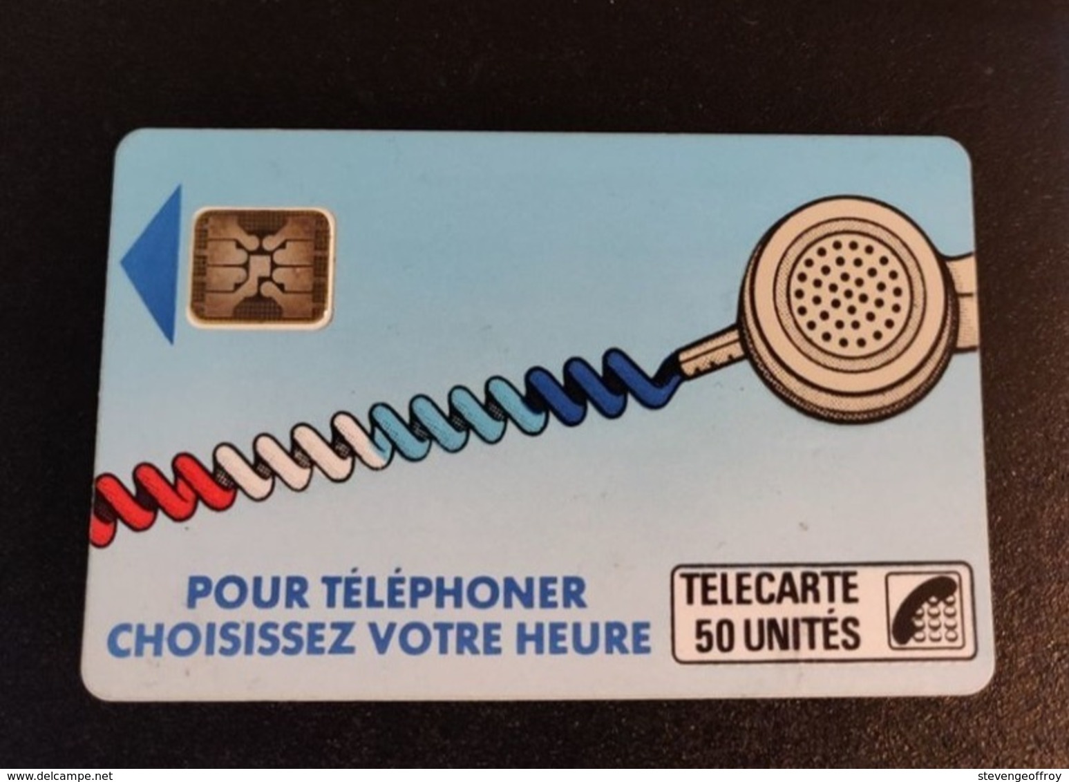 Télécarte 50 Unités France Télécom Bleu - Cordons'