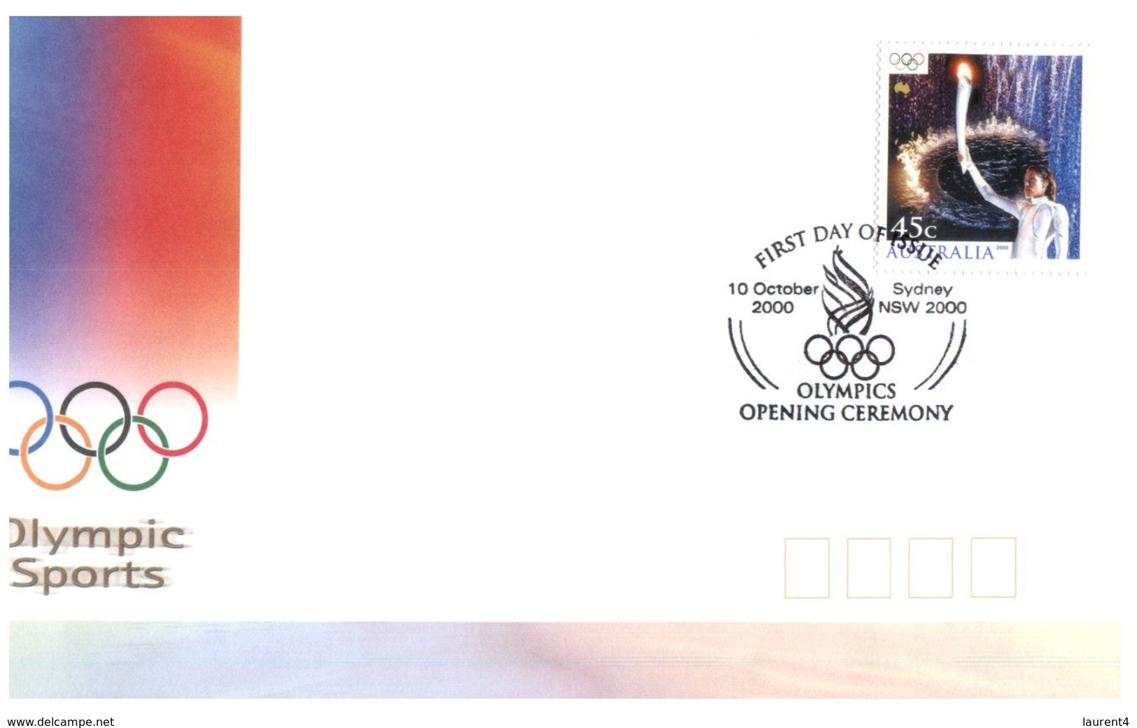 (C 4) Australia - 2000 Olympic Games - set of 7 sports cancelled (including 3 aerogramme)