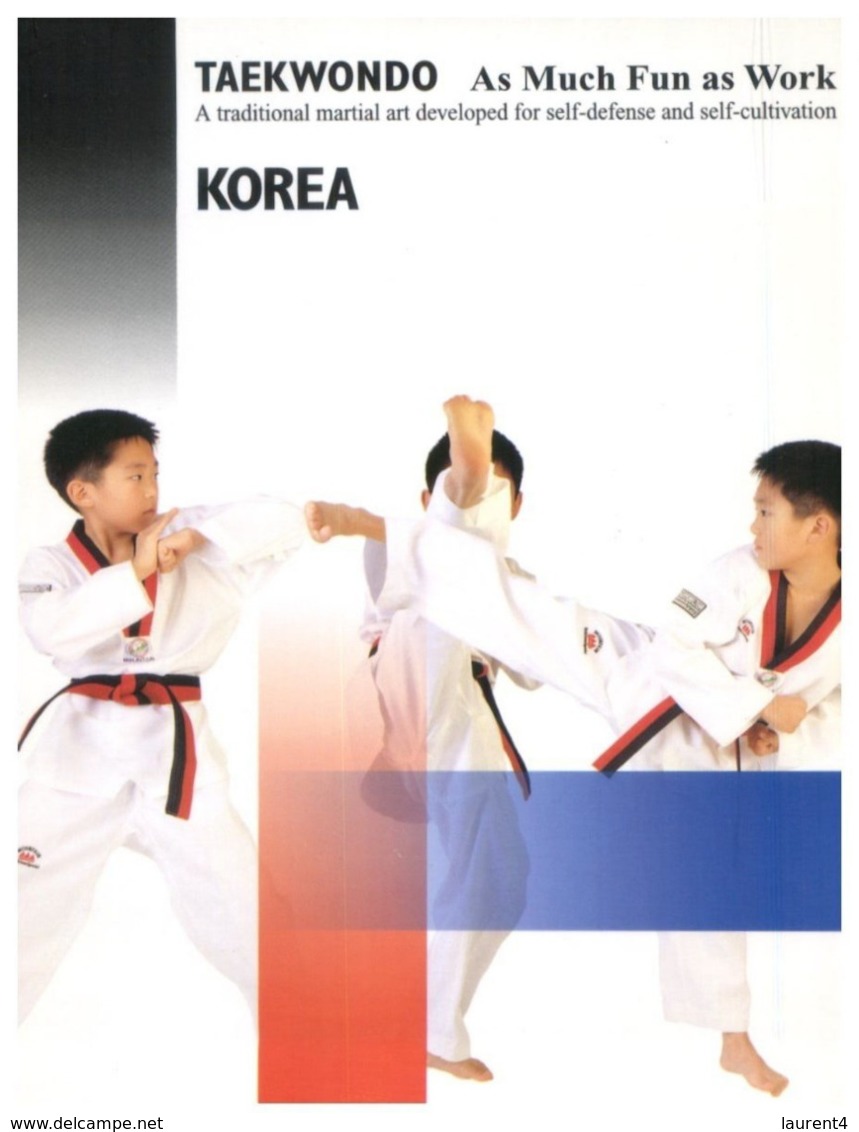 (C 6) Korea - Taekwondo Martial Art (with Special Jointt Issue Stamp With Australia) - Oosterse Gevechtssporten