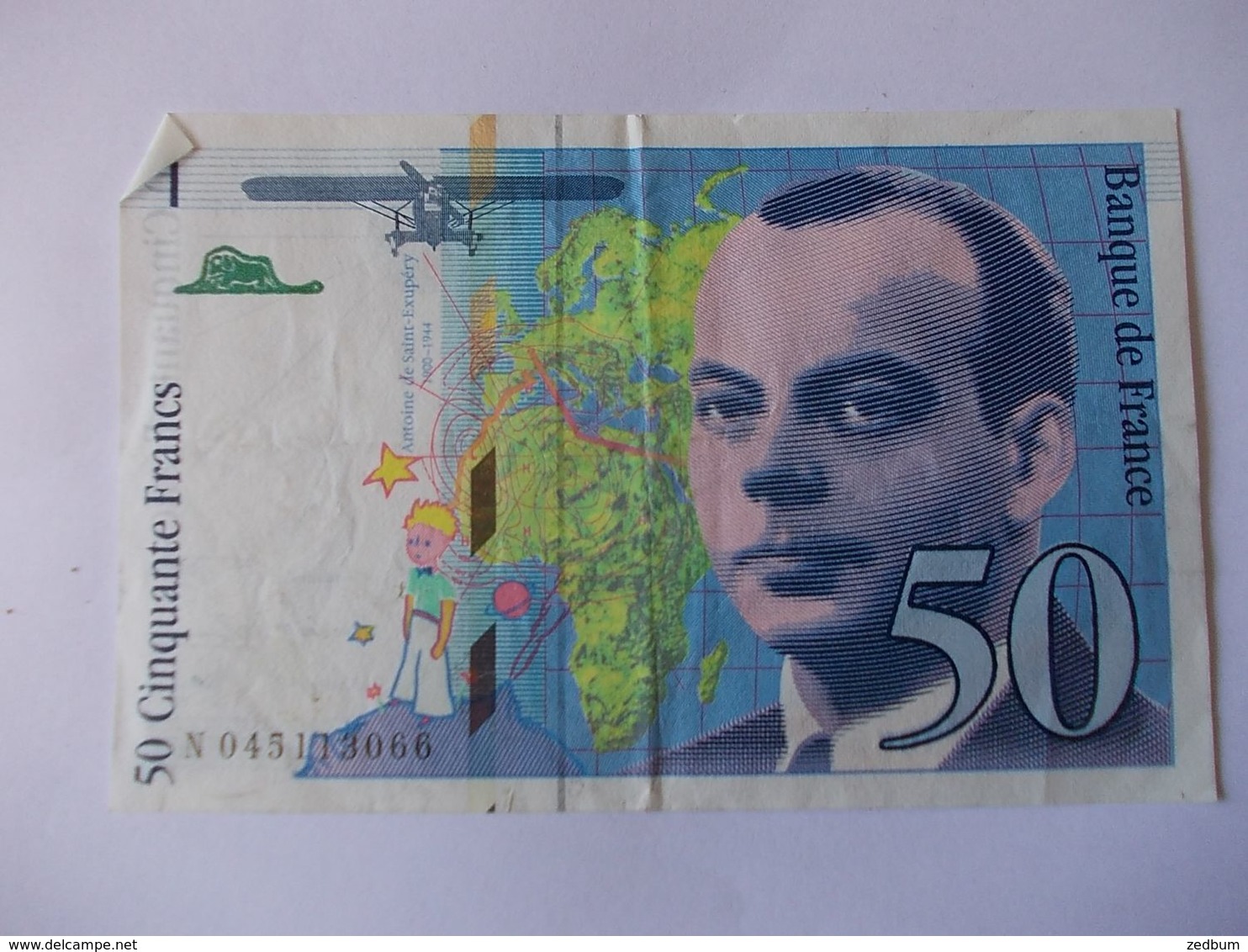 BILLET 50 Francs St Exupery - 50 F 1992-1999 ''St Exupéry''