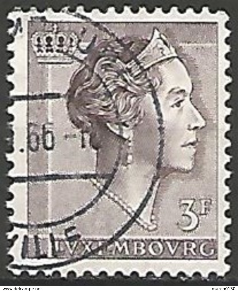 LUXEMBOURG N° 585A OBLITERE - 1960 Charlotte, Diadeem