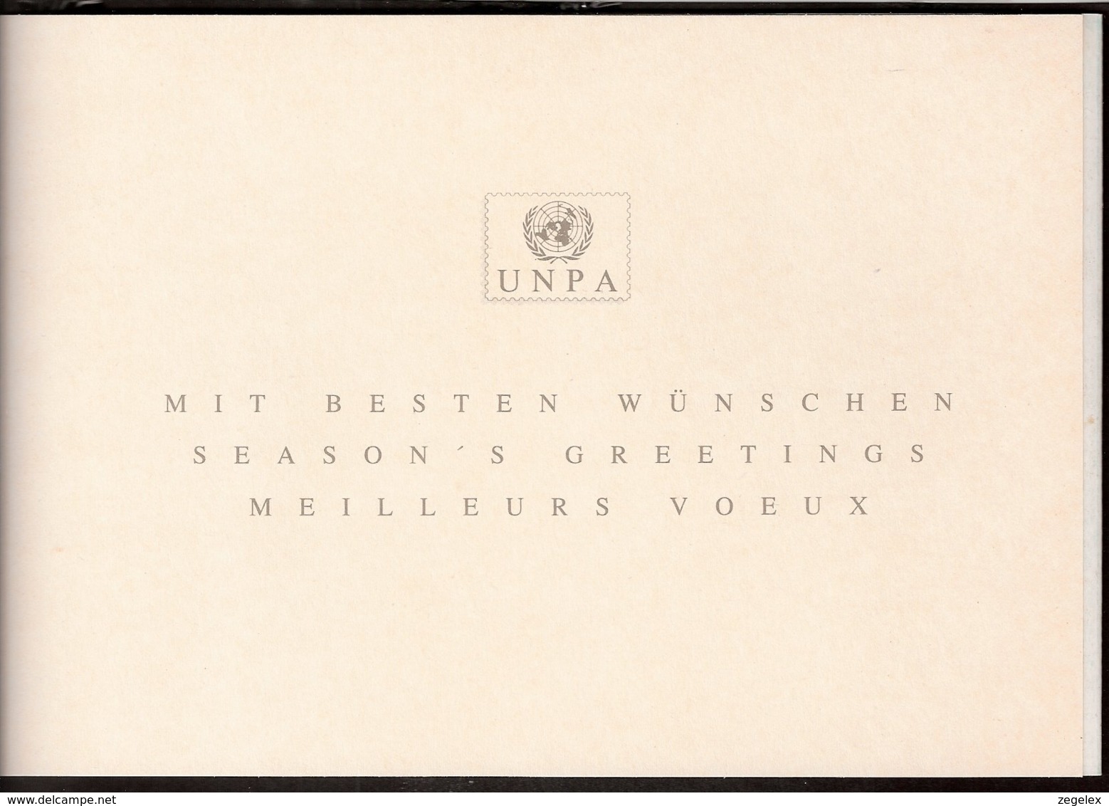 Nations Unies (Vienne) - Carte De Voeux - 1990 - Yvert N° 130 - Cartas & Documentos