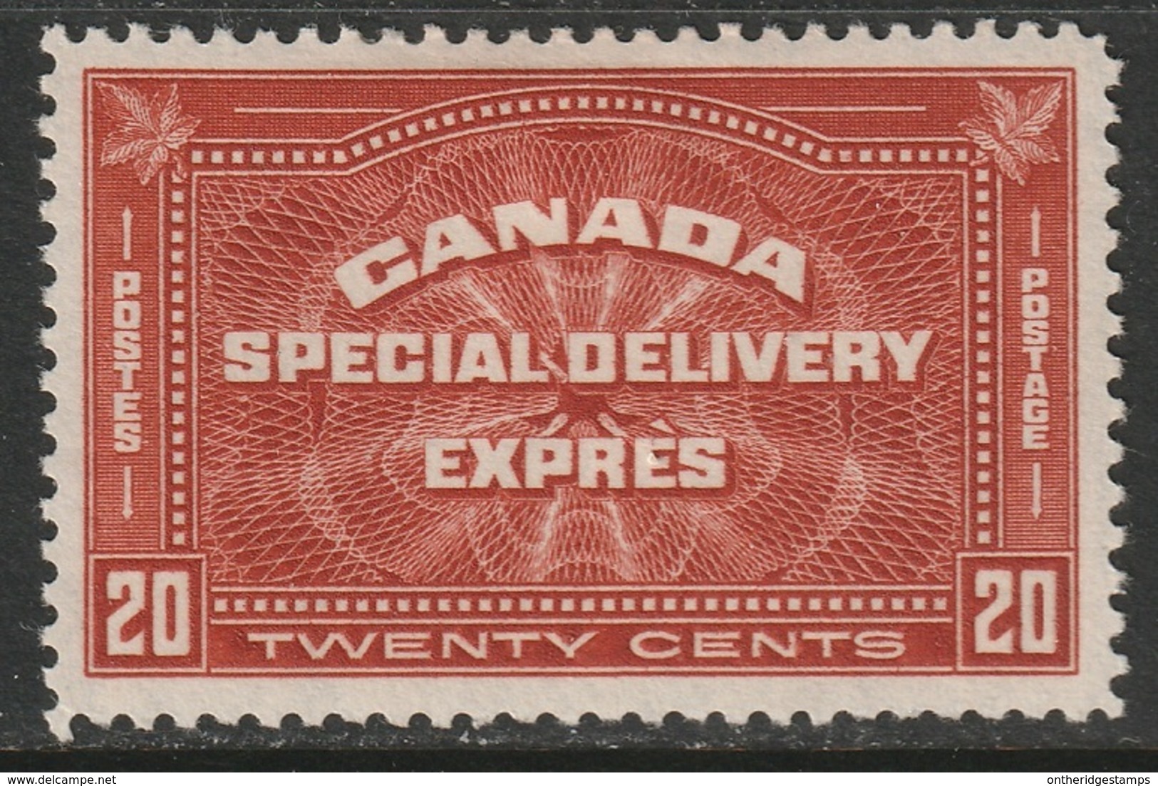 Canada Sc E4 Special Delivery MH - Eilbriefmarken