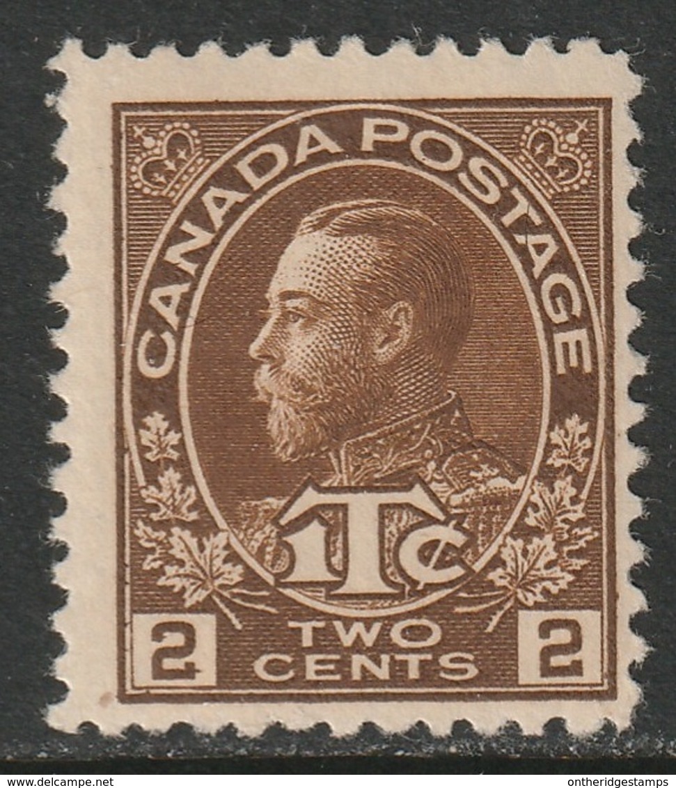 Canada Sc MR4 War Tax MLH - Kriegssteuermarken