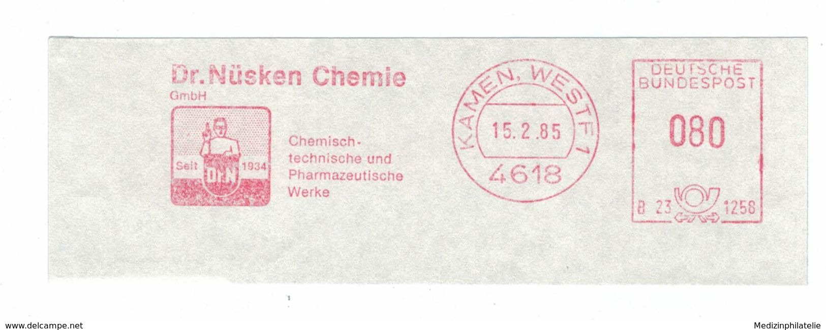 Briefausschnitt AFS - 4618 Kamen 1985 - Dr. Nusken Chemie Technisch-Chemisch-Pharmazeutische Werke - Pharmacy