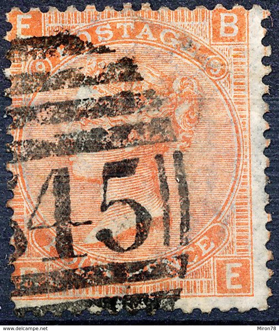 Stamp GREAT BRITAIN 1865 4p Used Lot46 - Gebraucht