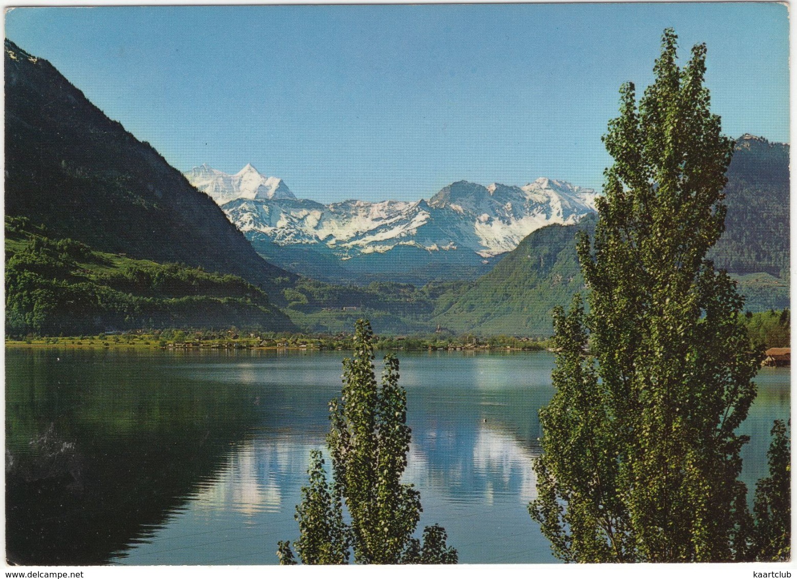 Sarnersee Mit Giswil, Wetterhorn Und Schwarzhorngruppe - Giswil