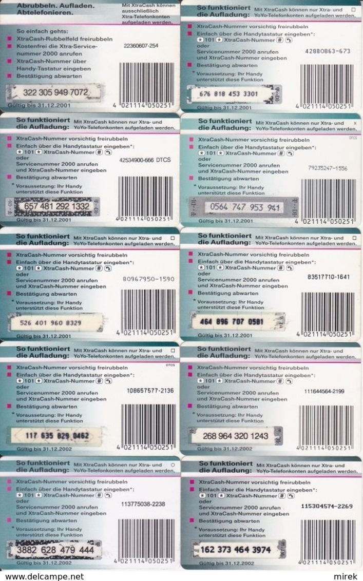 26/ Germany; D1, 21 Old Prepaid GSM Cards, Every Other - Cellulari, Carte Prepagate E Ricariche