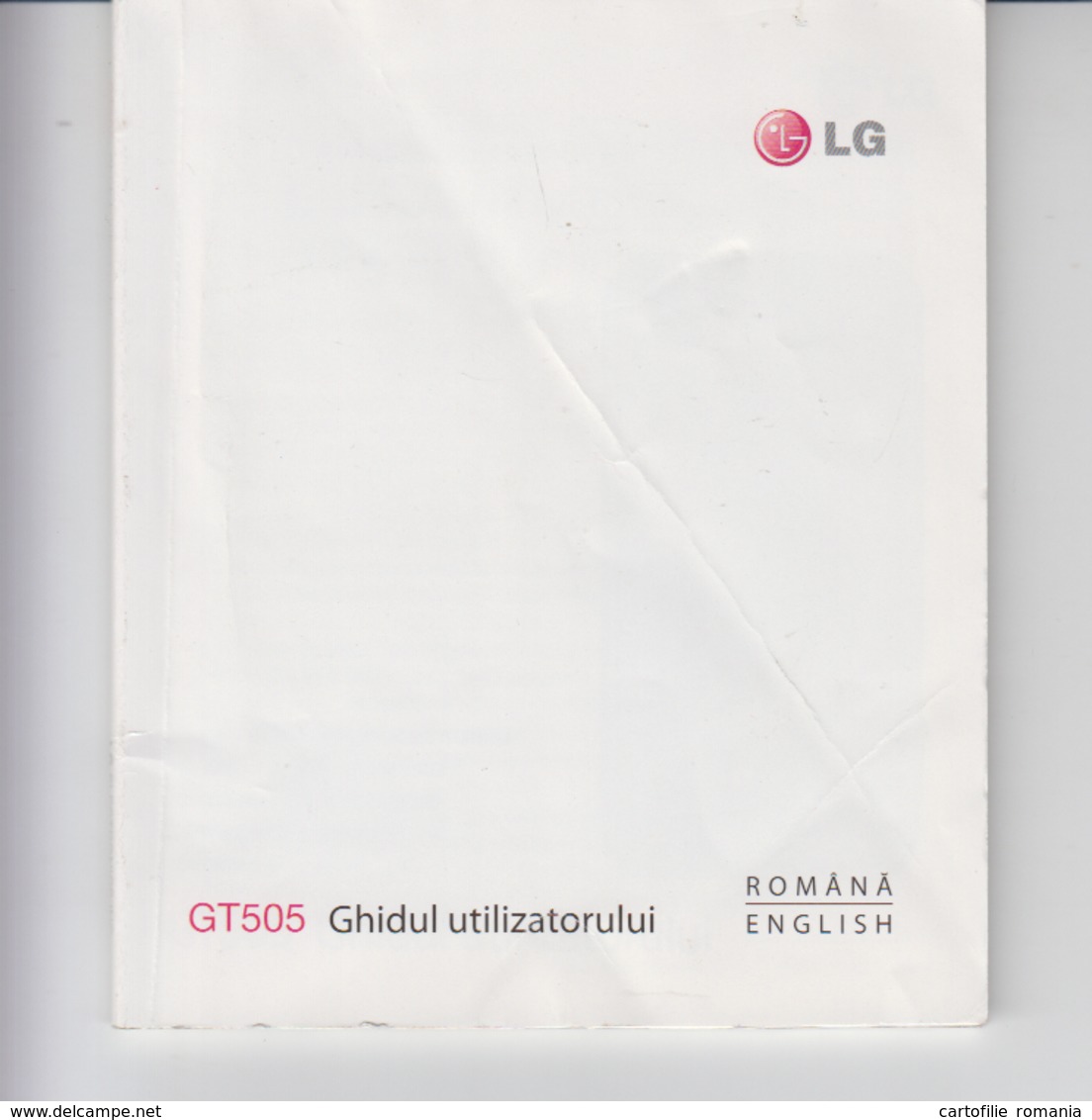 LG GT505 Telephone - Phone User's Manual - 112 Pages - Size Of The Book 120/100 Mm Telecommunications - Autres & Non Classés