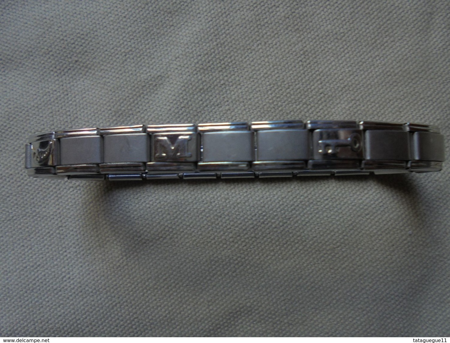 Bracelet En Acier Inoxydable Initiales MD - Bracelets