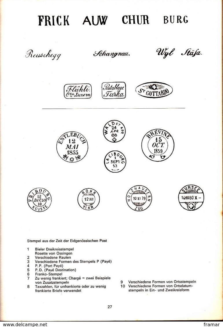 SUISSE  - Scheizer Briefmarken - Band 1 & 2 - Max Hertsch - Kurt Wirth - Philatelie Und Postgeschichte