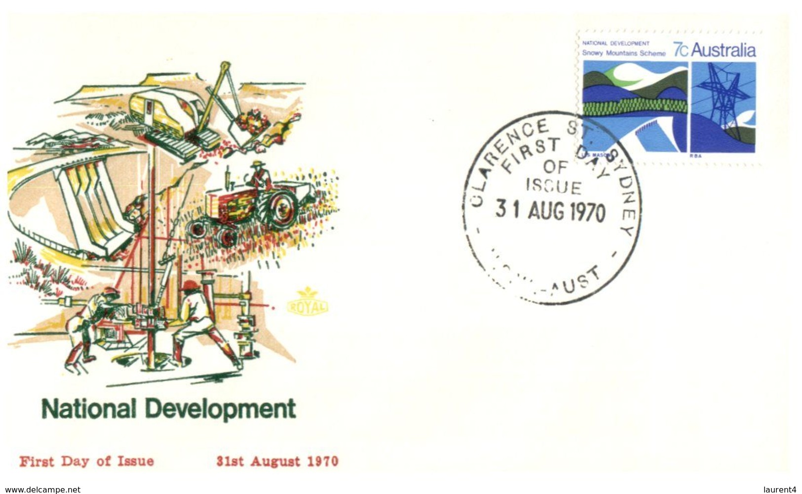 (D 19) Australia - 3 Cover - 1970 - National Development - Portomarken