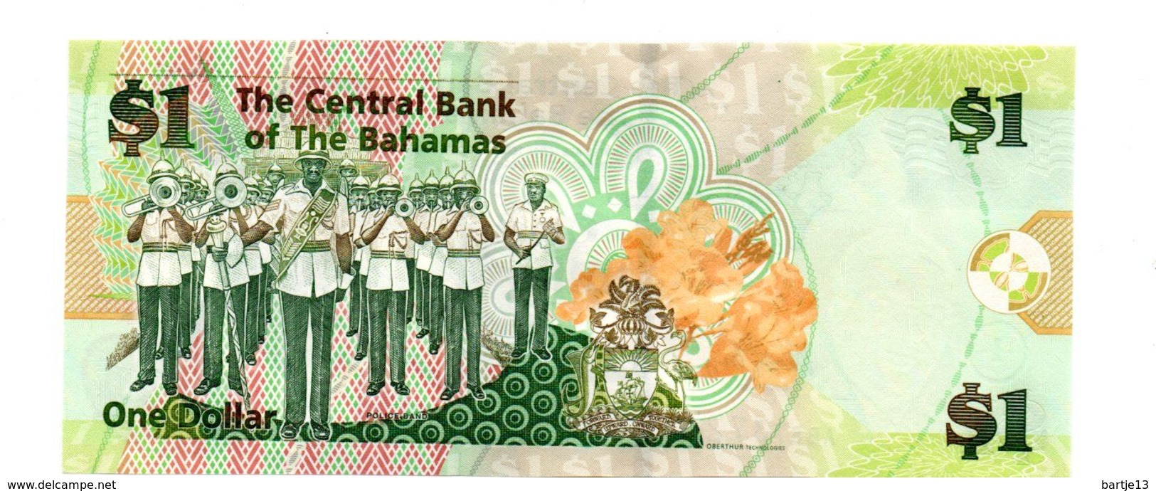 BAHAMA'S 1 DOLLAR P.71 UNCIRCULATED - Bahamas