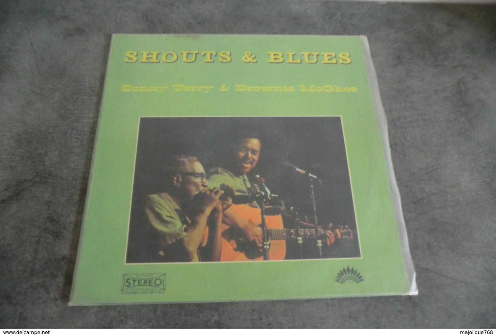 Disque - Sonny Terry & Brownie McGhee - Shouts & Blues - America Records 30 AM 6075 - 1970 France - - Blues