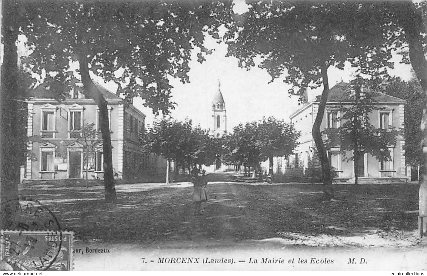 Morcenx           40        La Mairie Et Les Ecoles        (voir Scan) - Morcenx