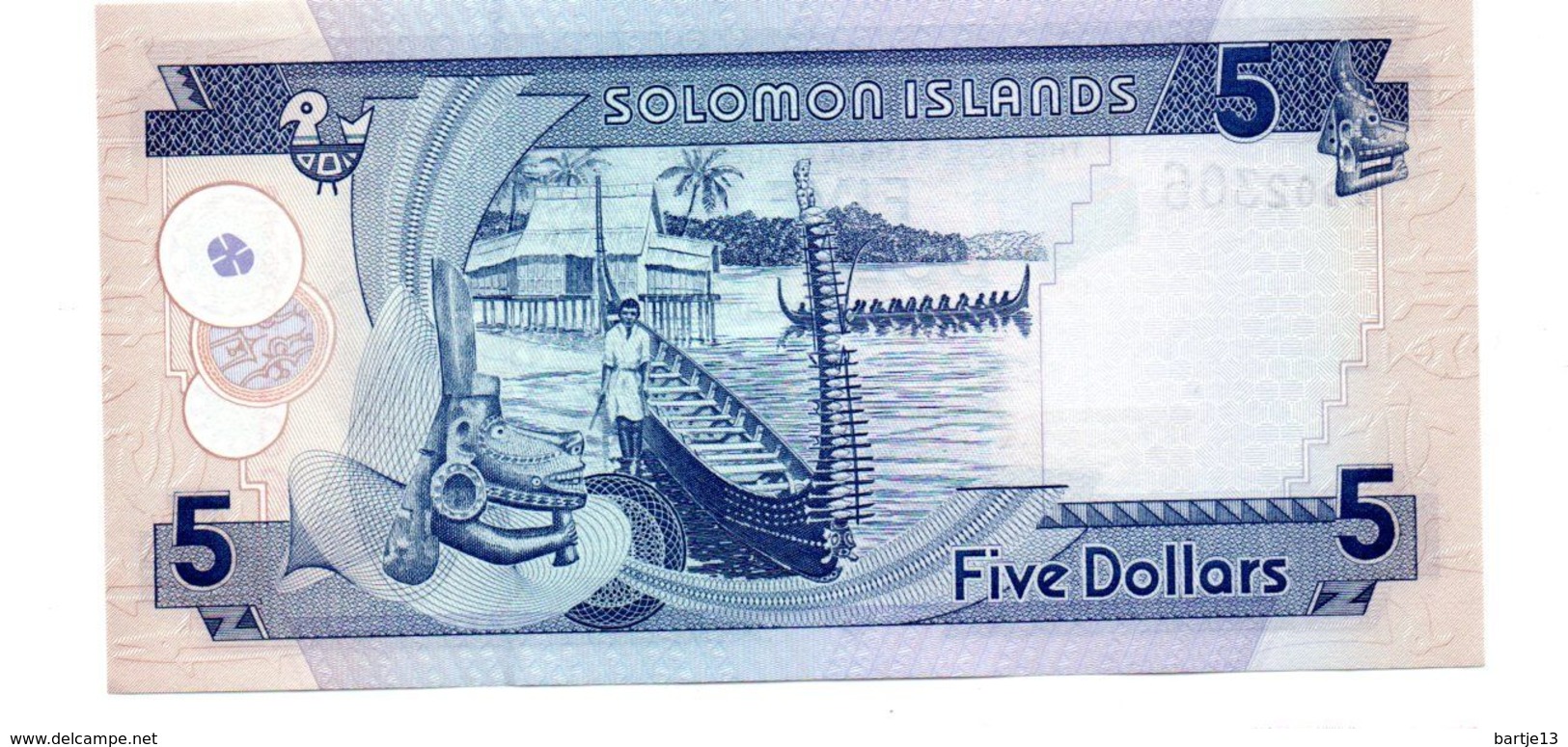 SOLOMON ISLANDS 5 DOLLARS PICK 26 UNCIRCULATED - Sonstige – Ozeanien