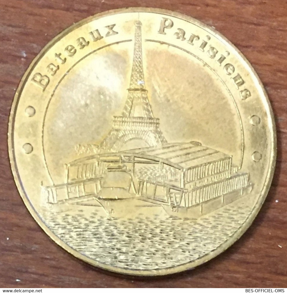 75007 PARIS BATEAUX PARISIENS MDP 2007 MEDAILLE SOUVENIR MONNAIE DE PARIS JETON TOURISTIQUE MEDALS COINS TOKENS - 2007