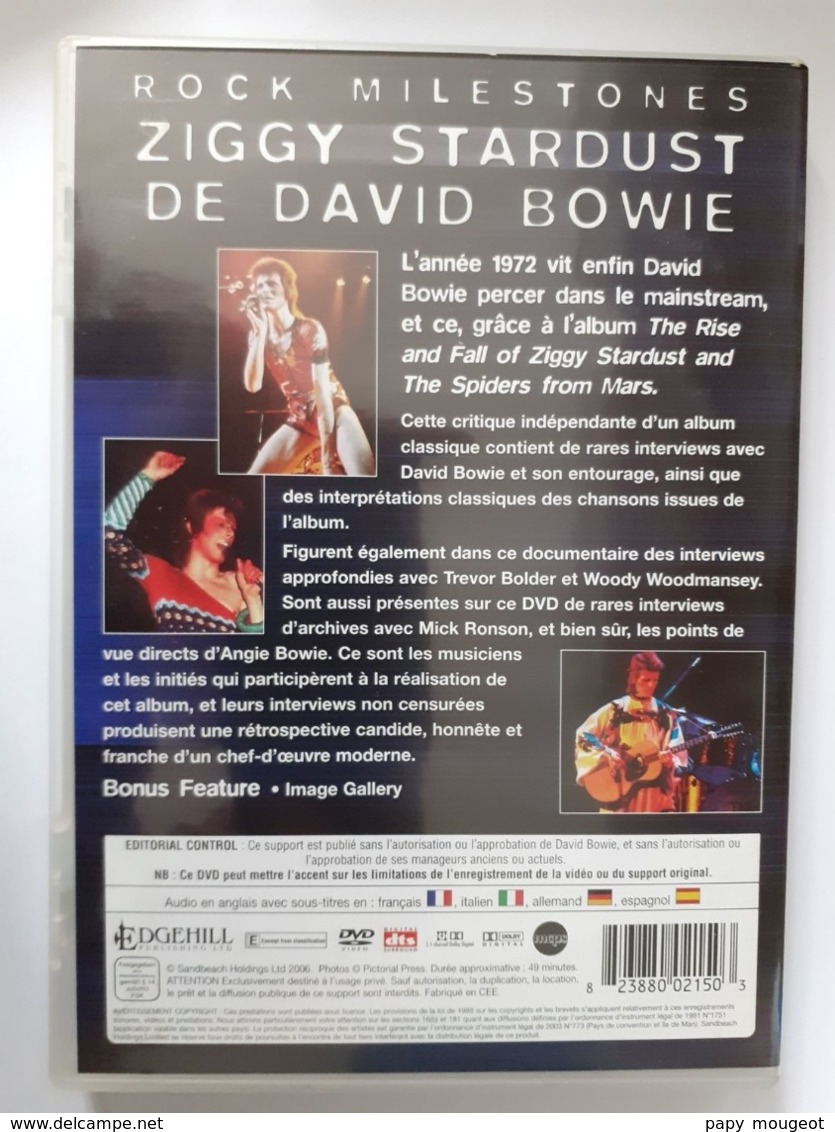 DAVID BOWIE'S ZIGGY STARDUST - Music On DVD