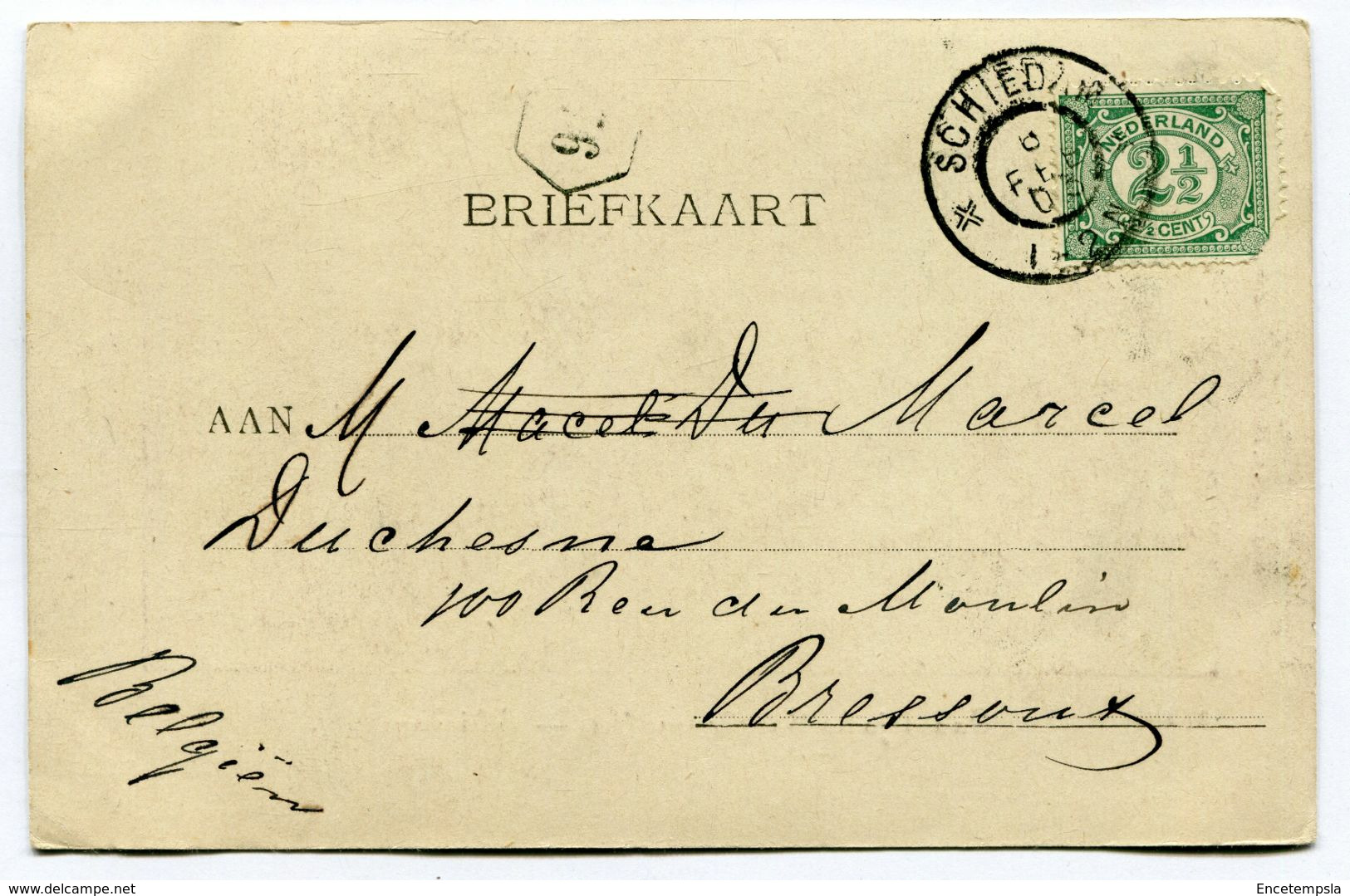 CPA - Carte Postale - Pays Bas - Schiedam - Faarlijsche Paardenmarkt (D13172) - Schiedam