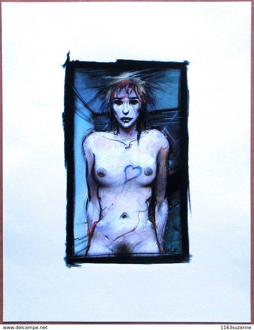 (état Neuf) Sérigraphie 26,5 X 34 Cm > ENKI BILAL : UN SIECLE D'AMOUR, 1999 - Serigraphien & Lithographien