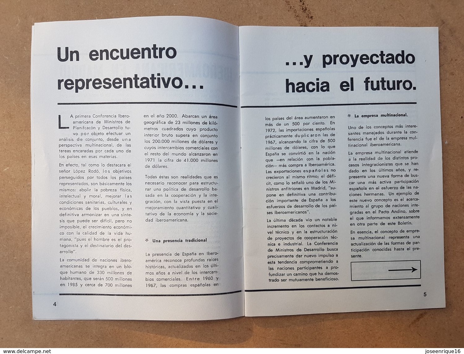 CAMARA OFICIAL ESPAÑOLA DE COMERCIO INDUSTRIA Y NAVEGACION 1973 URUGUAY - Handwetenschappen