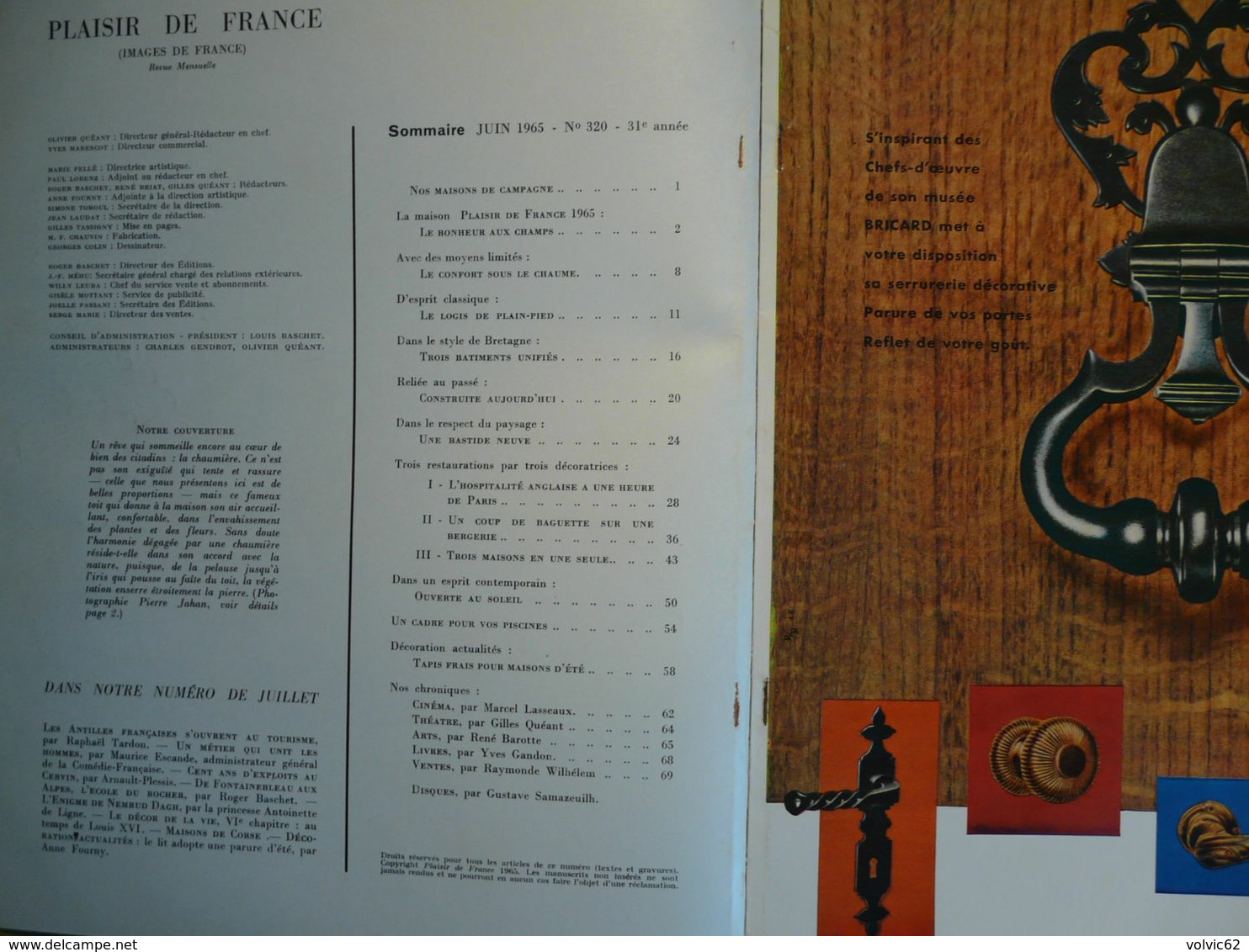 Plaisir De France 1965 Thury Harcourt Bretagne Bord De Rance Golfe Saint Florent Draguignan Lyons La Foret Saint Paul - Maison & Décoration