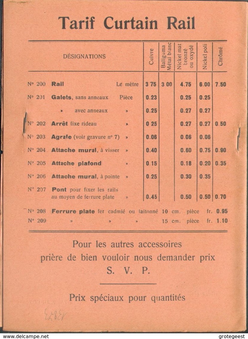 10 C. PREO Petit Sceau De L'ETAT 1937 Surcharge BRUXELLES 1937  BRUSSEL Sur Livre Publicitaire Baligan Et Michenaud Ruys - Typo Precancels 1936-51 (Small Seal Of The State)