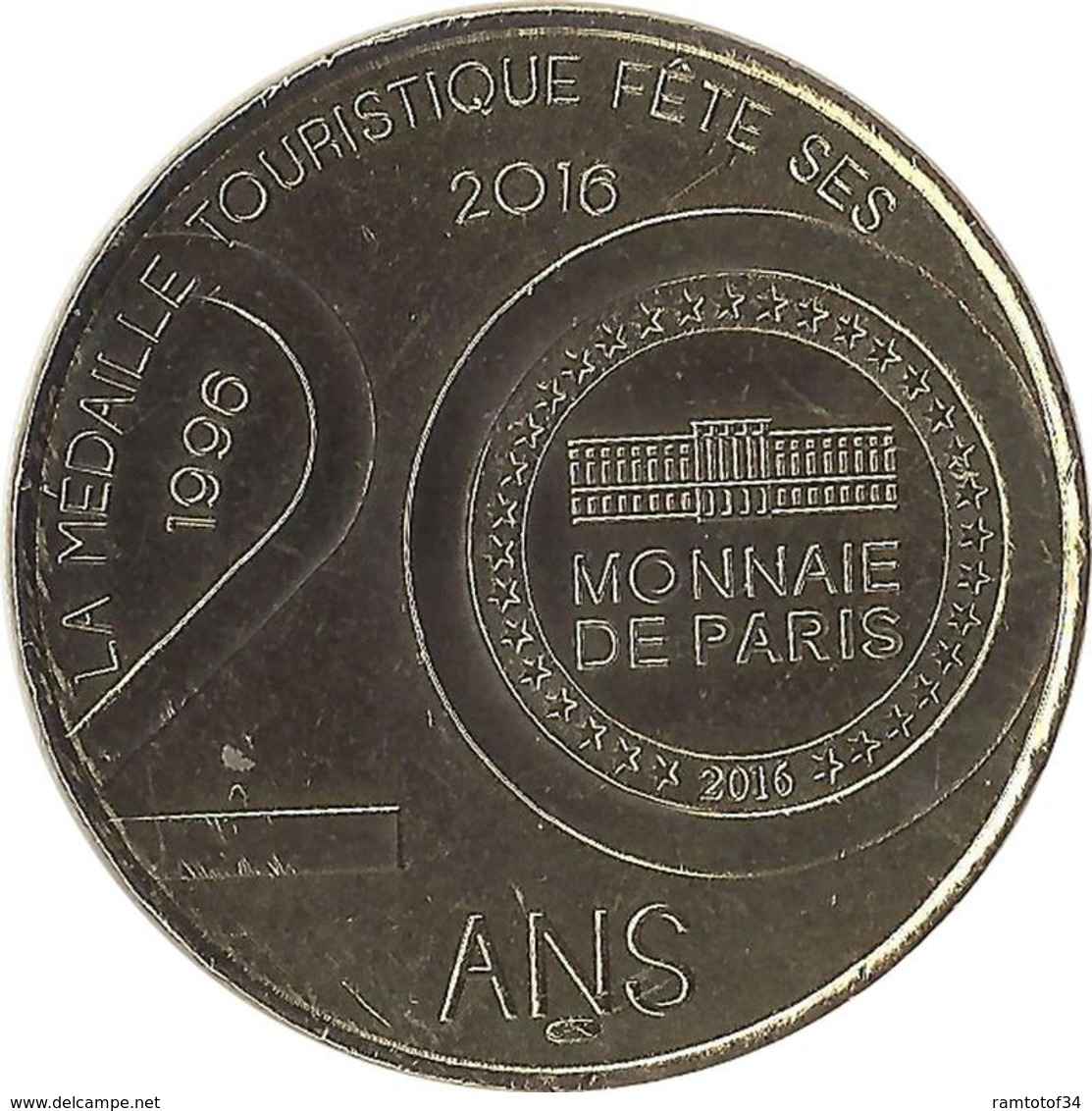 2016 MDP383 - JAUNAY-CLAN - Le Parc Du Futuroscope 23 (30 Ans) / MONNAIE DE PARIS - 2017
