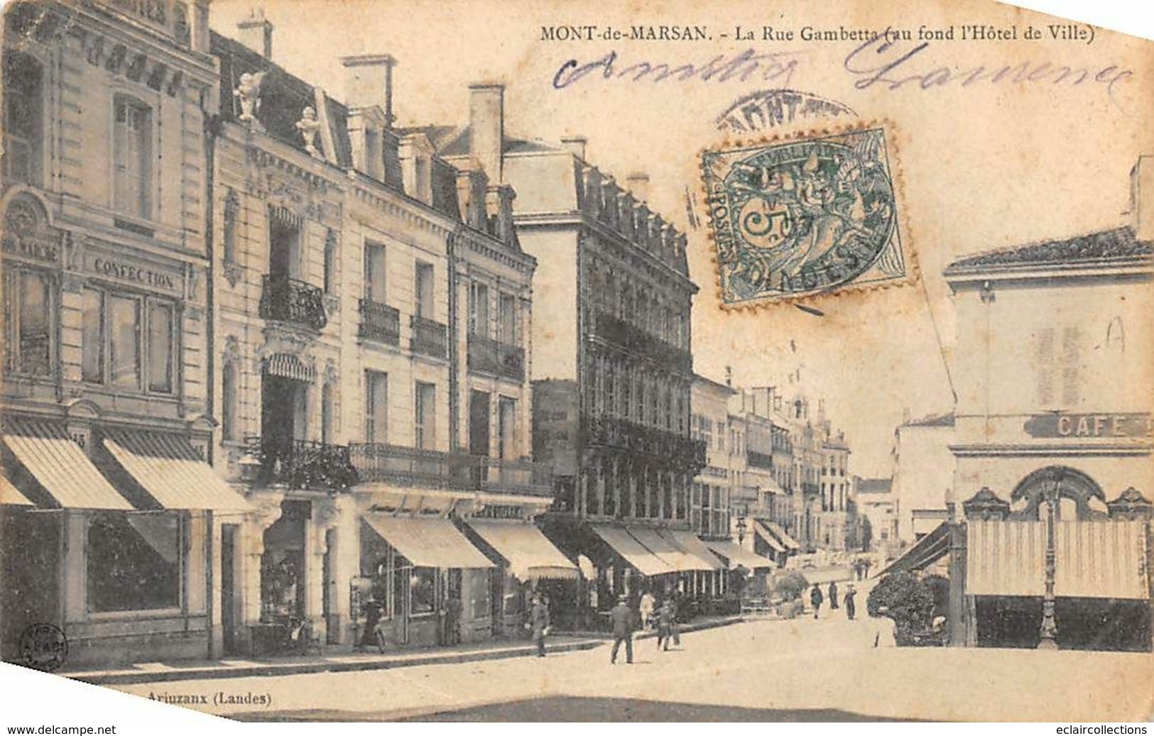 Mont De Marsan       40        Rue Léon Gambetta    (voir Scan) - Mont De Marsan