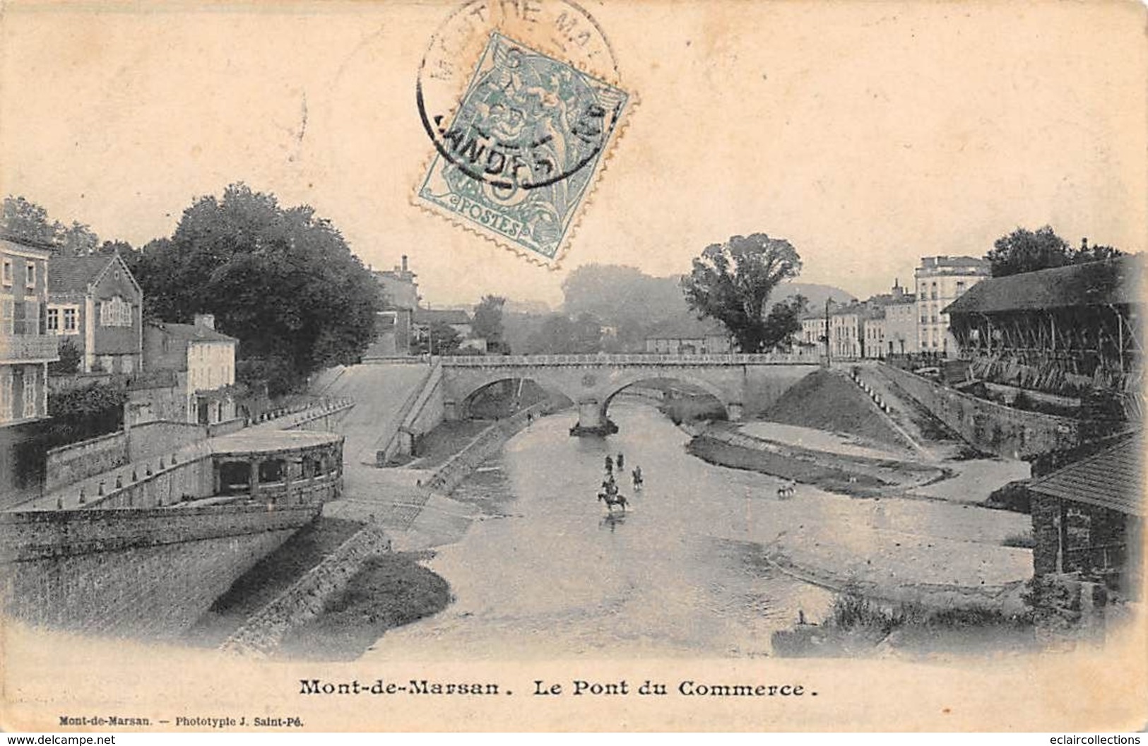 Mont De Marsan       40       Le Pont Du Commerce        (voir Scan) - Mont De Marsan