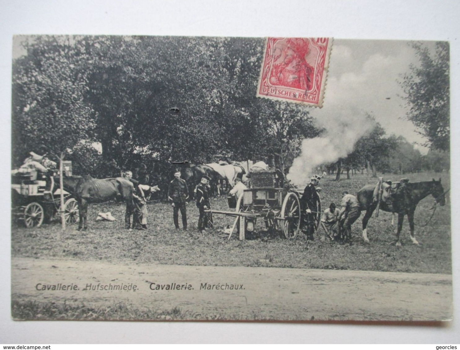 ARMEE  SUISSE  -    CAVALERIE  . MARECHAUX           TTB - La Chaux