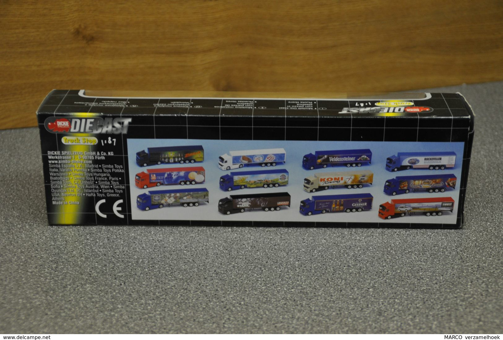 Van Gend & Loos Euro Express Dickie Die Cast Truckstop Scale 1:87 Mercedes - Trucks, Buses & Construction