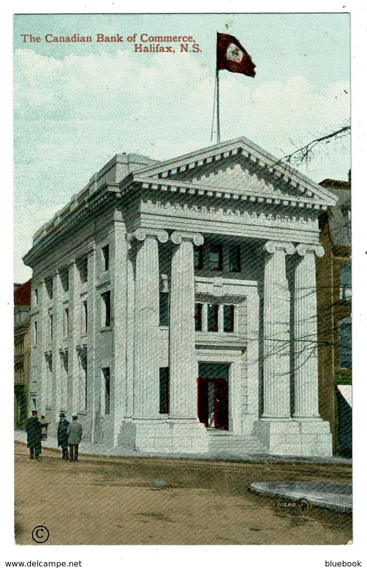 Ref 1387 - Early Postcard - Canadian Bank Of Commerce Halifax - Nova Scotia Canada - Halifax