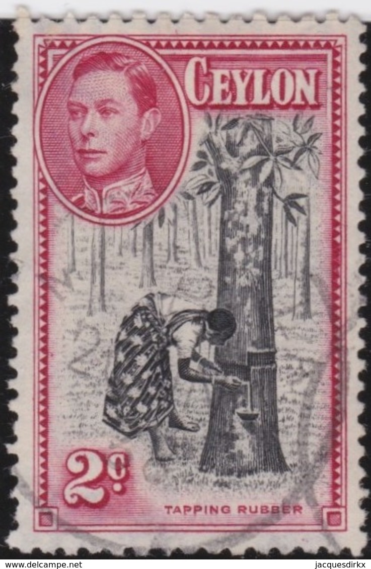 Ceylon     .    SG        .    386        .         O      .     Oblitéré    .   /    .  Cancelled - Ceylon (...-1947)