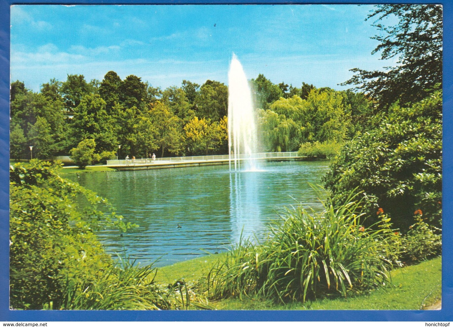 Deutschland; Bad Salzuflen; Park Mit Fontäne - Bad Salzuflen