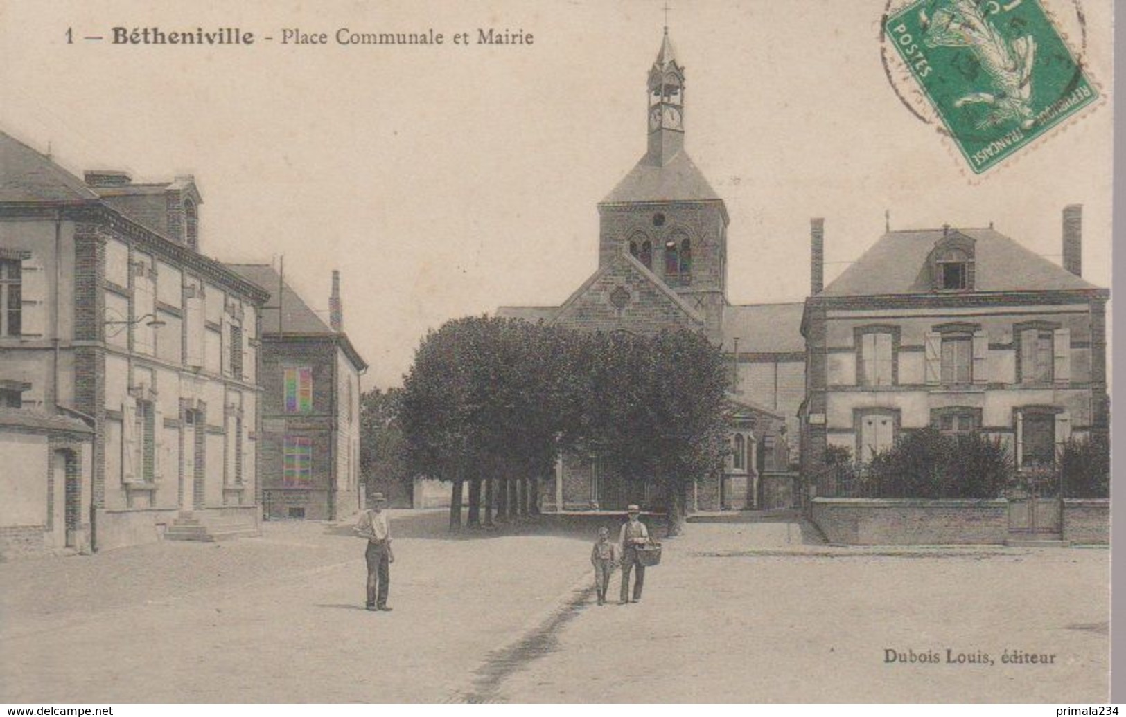 BETHENEVILLE - LA PLACE ET MAIRIE - Bétheniville