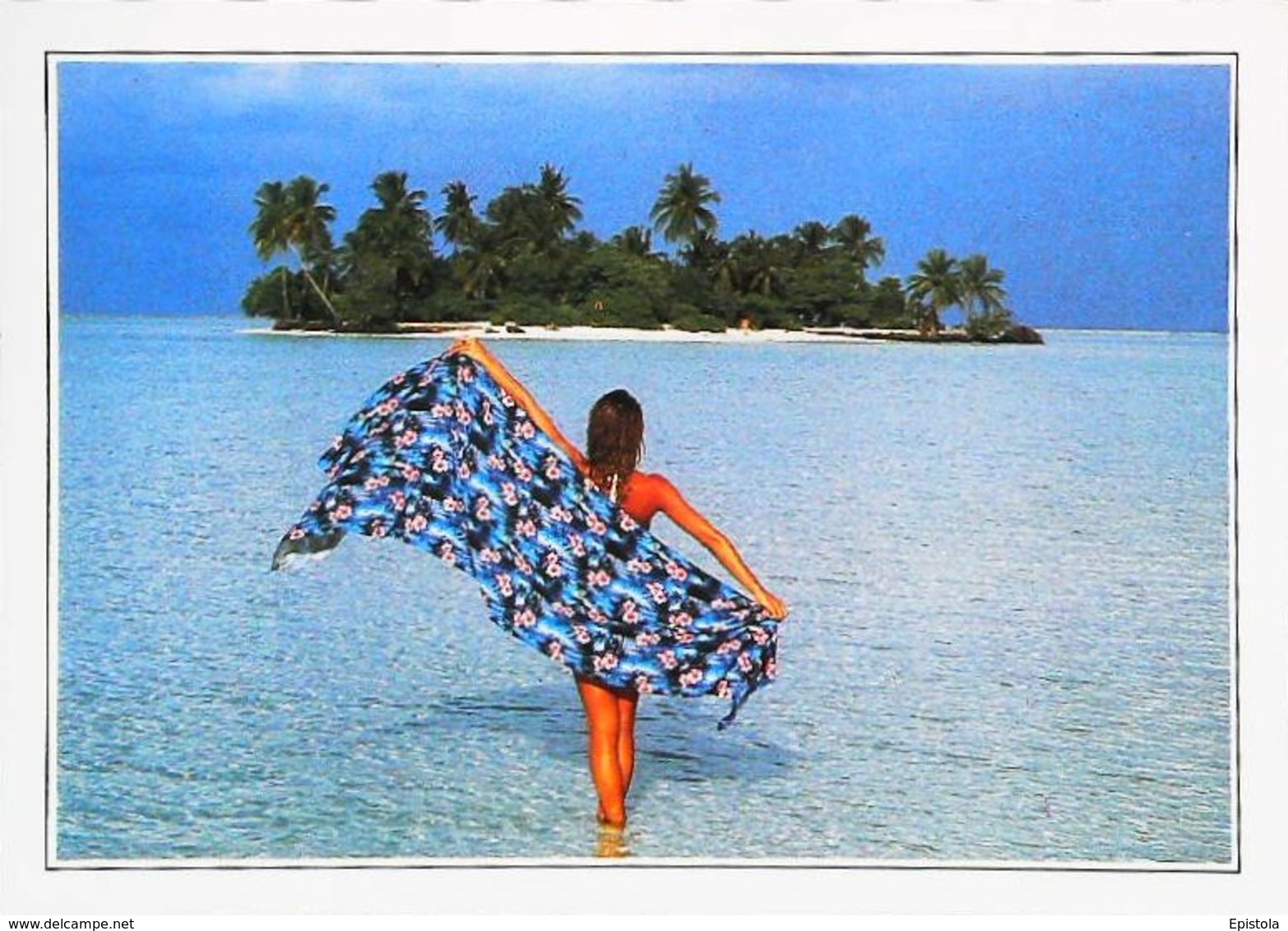 Maldives Ranalhi   Pareo Femme Woman    Années   80s - Maldives