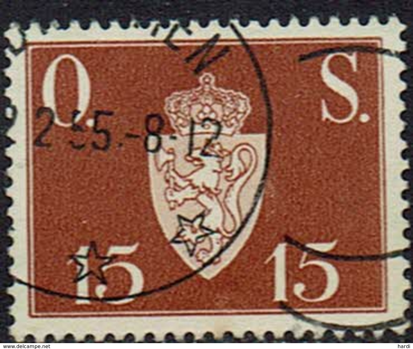 Norwegen DM, 1951, MiNr 63, Gestempelt - Dienstzegels