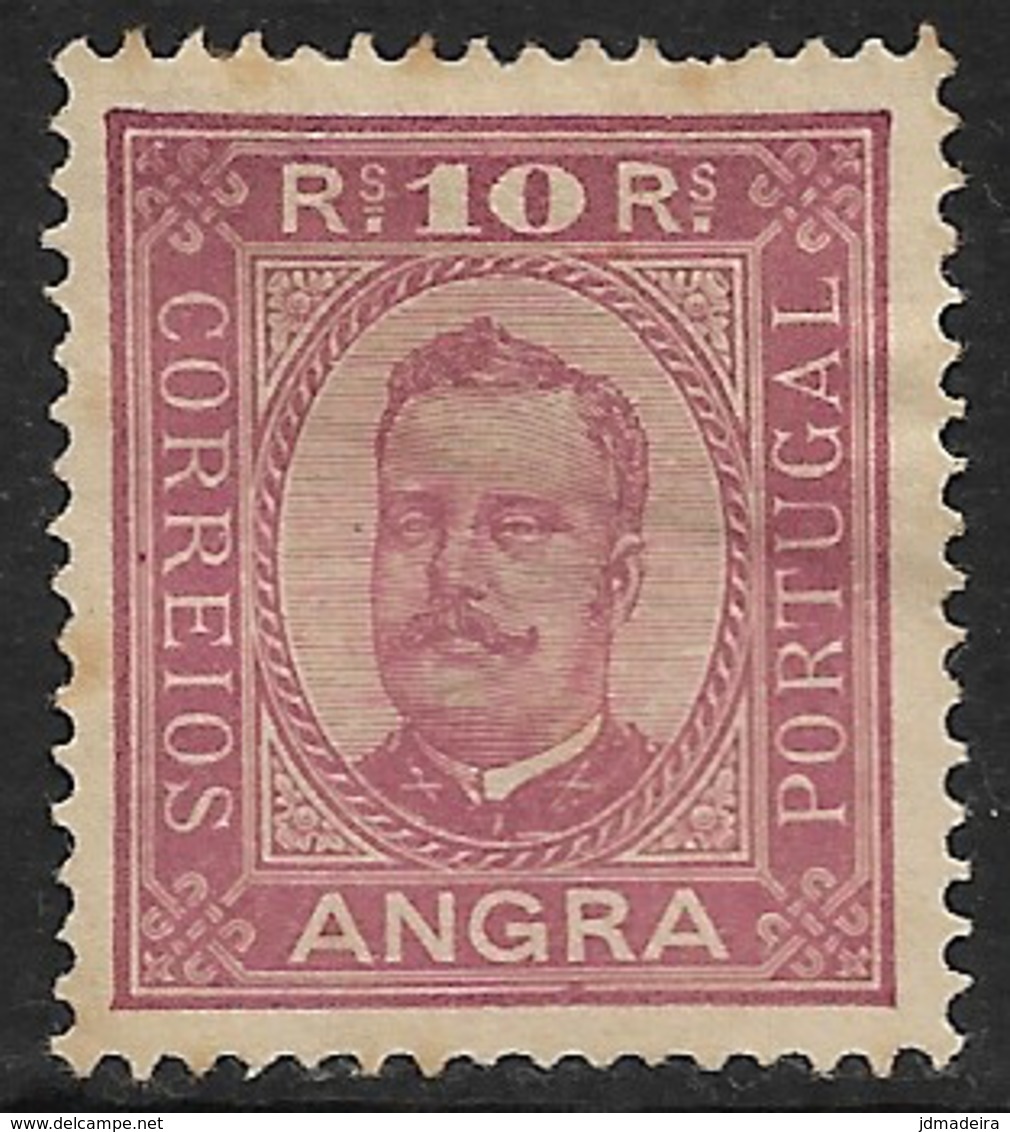 Angra – 1905 King Carlos Reprint 10 Réis - Angra