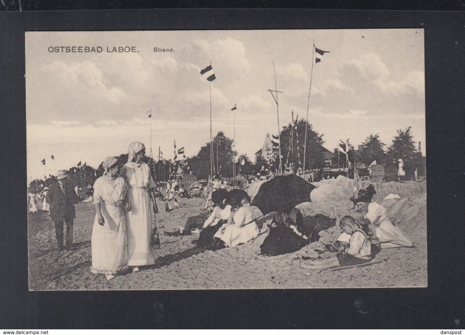 Dt. Reich AK Laboe Strand 1914 - Laboe