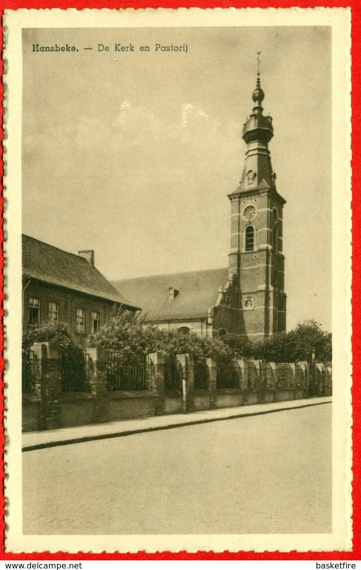 Hansbeke (Nevele): De Kerk En Pastorij - Nevele