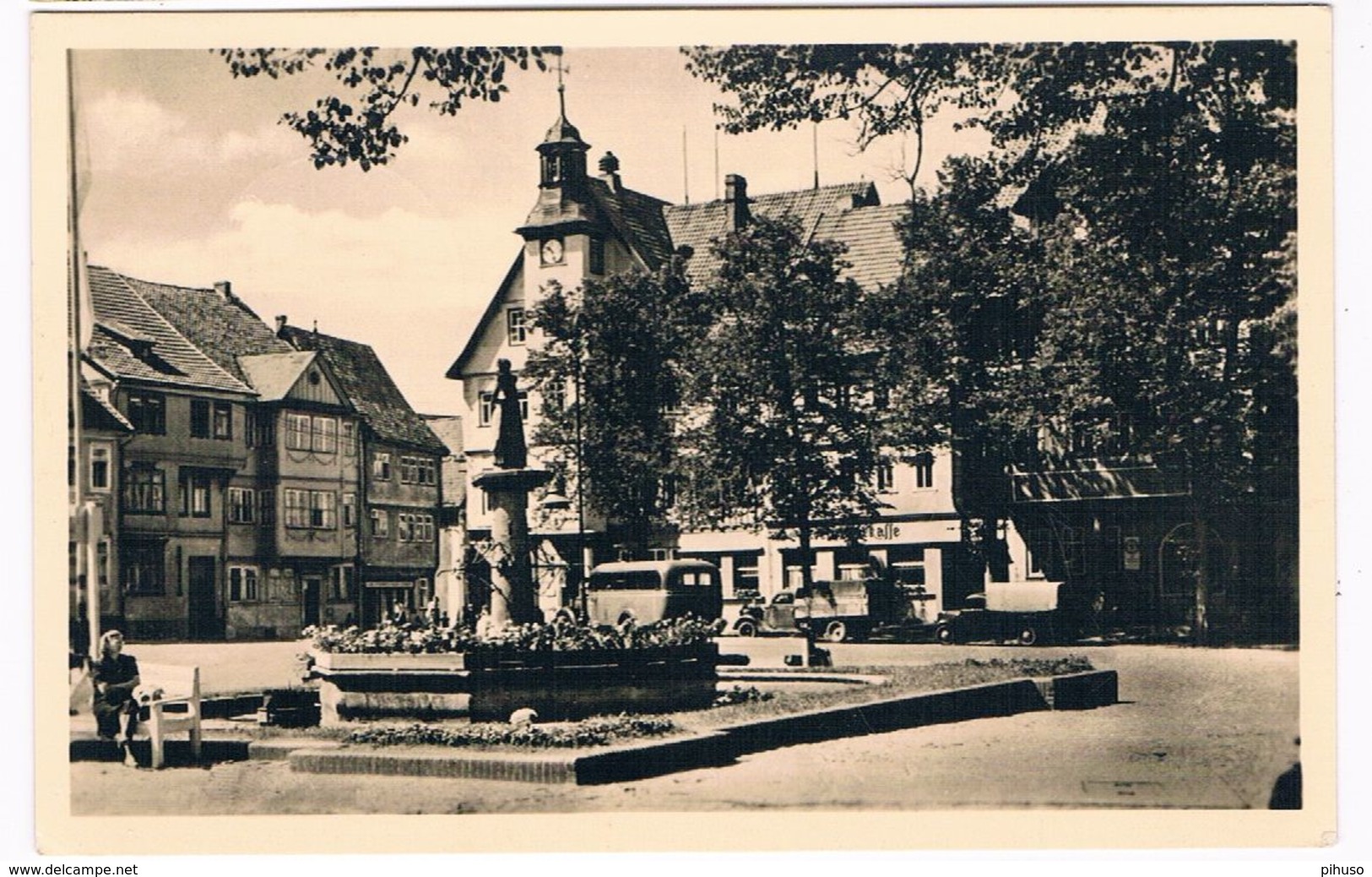 D-11254  SCHLEUSINGEN : Marktplatz - Schleusingen